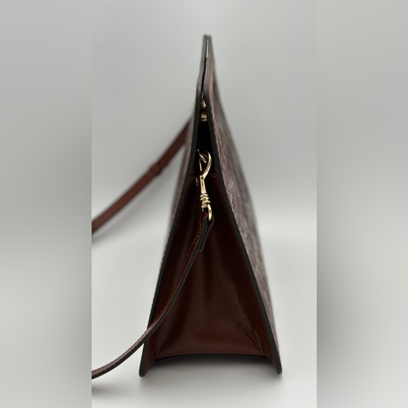 Hand tooled leather crossbody - Picture 3 of 5